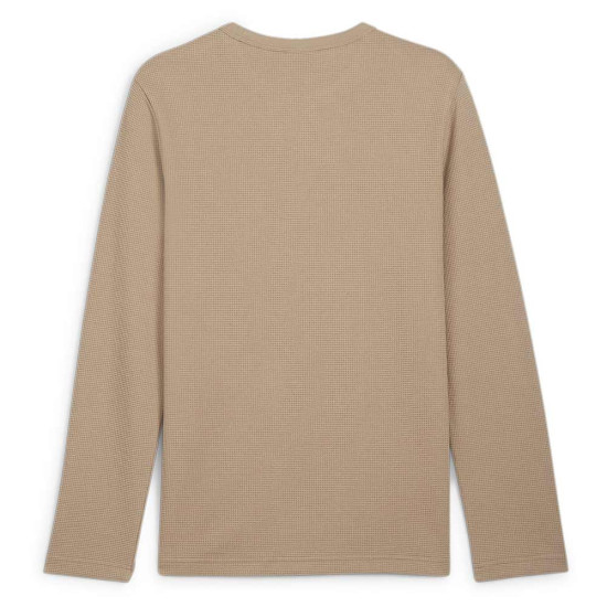 Puma Ανδρική μακρυμάνικη μπλούζα Essential Elevated Waffle Longsleeve Tee Puma Ανδρική μακρυμάνικη μπλούζα Essential Elevated Waffle Longsleeve Tee